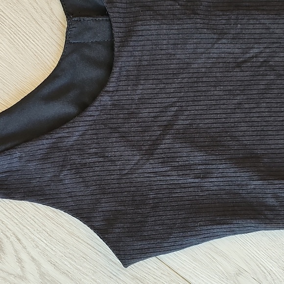 LucyLove Snap It Up Button Down Ribbed Bodycon Sleeveless Dress Small - Picture 15 of 15